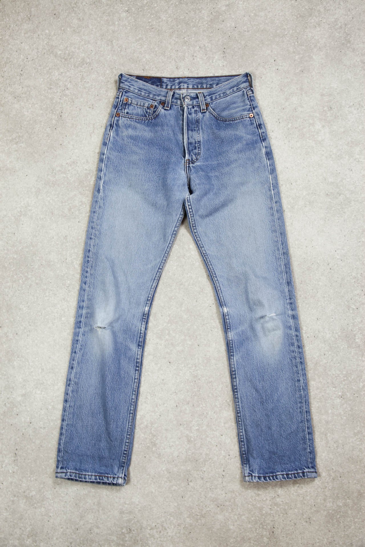 Made in USA Levi's 501 Light Wash Jeans (W24 L30)