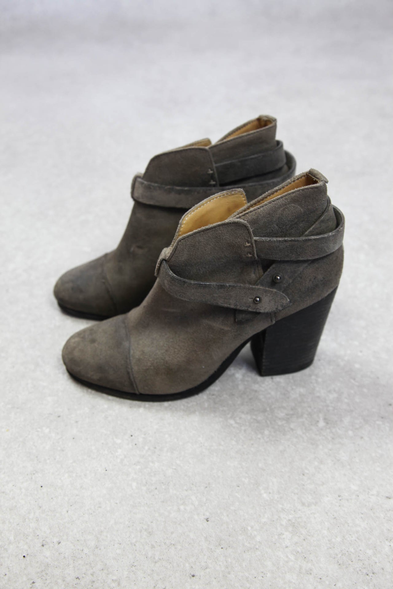 Rag & Bone Brown Suede Heeled Boots (EU40/ UK6.5/7)