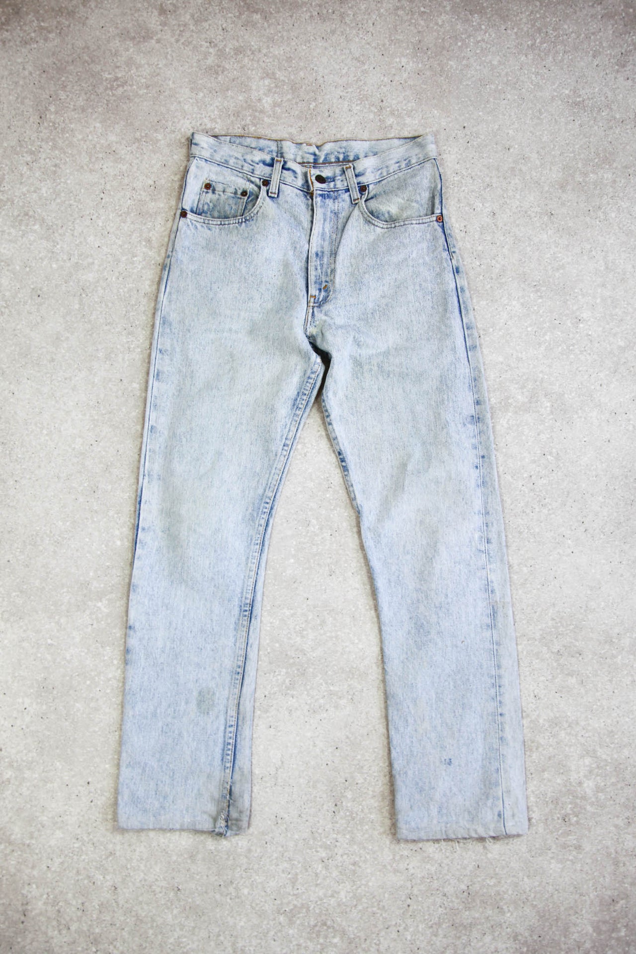 Made in UK Levi's 506 Super Light Wash Jeans (W30 L29)