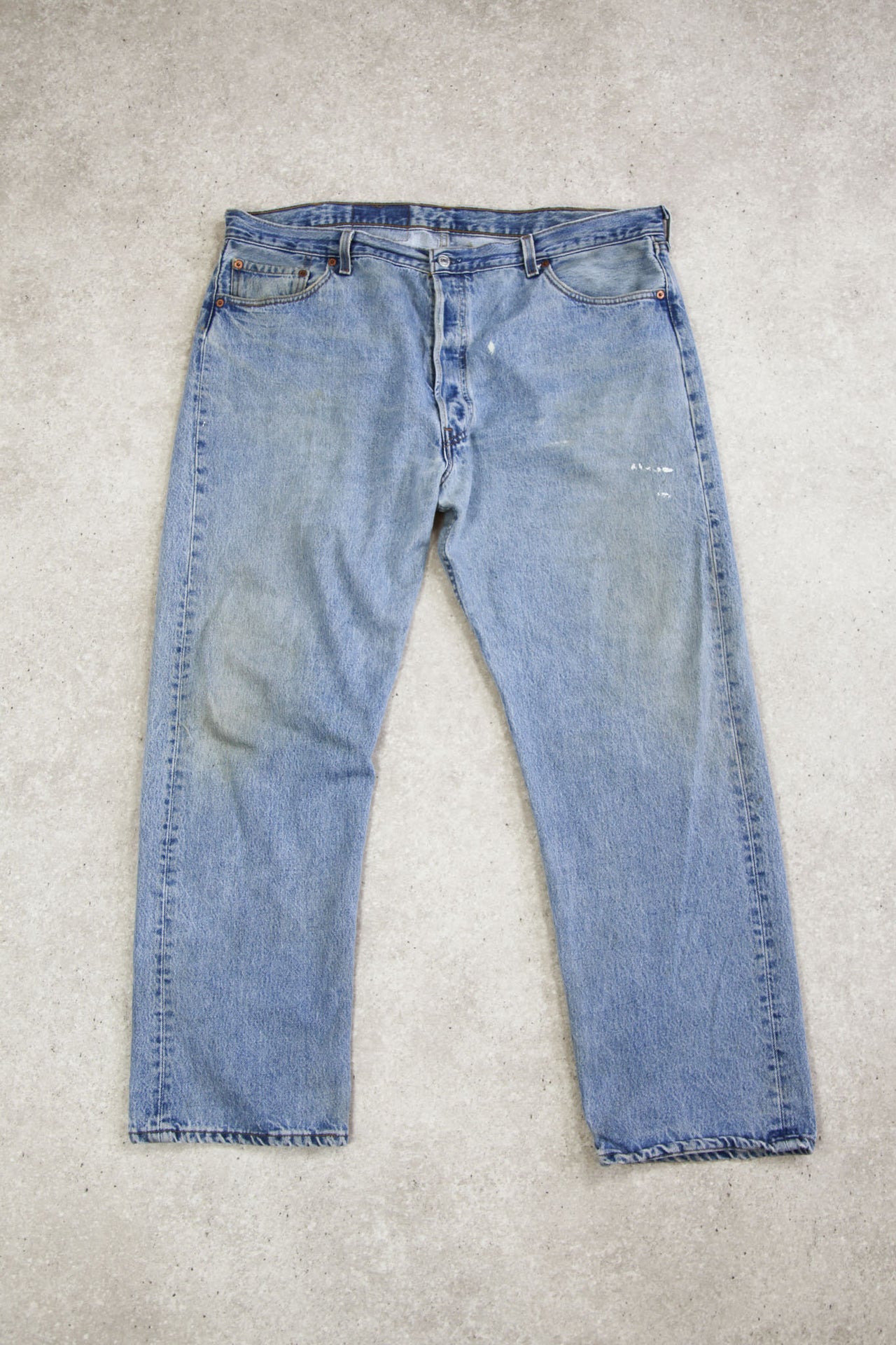 Made in USA Levi's 501 Light Wash Jeans (W42 L30)